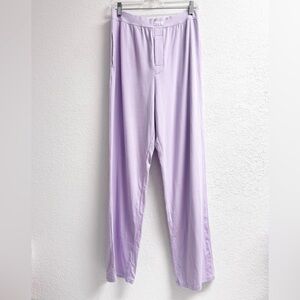 NWT- SKIMS Violet Lilac Pocket Relaxed Pants Loungewear Sleep wear Pajamas SM